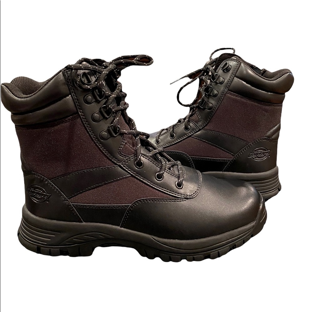 Mens Dickies Soft Toe Work Boots, NWOT, Black